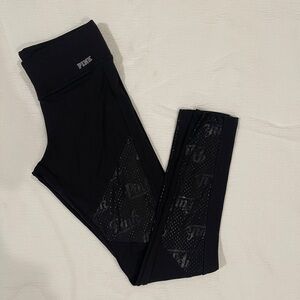 PINK Black Legging - Small